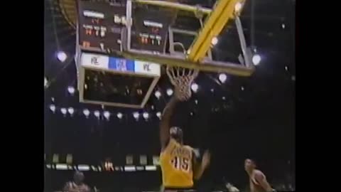 NBA: L.A. Lakers vs Chicago 2/3/1991