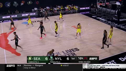 WNBA: Seattle vs New York 7/25/2020