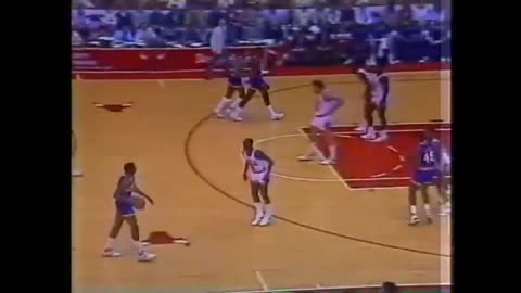 NBA: Chicago vs Indiana 4/12/1987