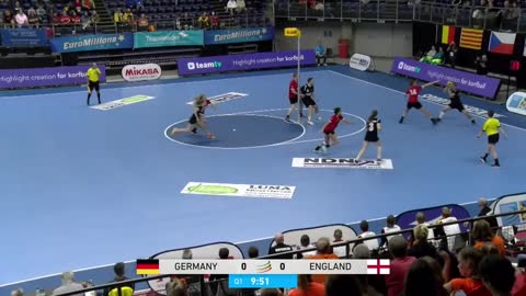 Korfball: Germany vs England (European Cup)…