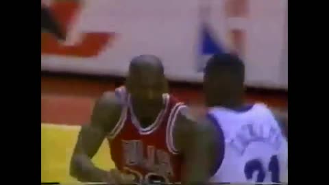 NBA: Washington vs Chicago 4/21/1996